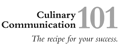CulinaryCommunication101