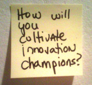 How Will You Cultivate Innovation Champions?